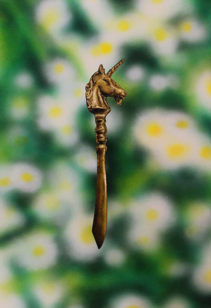 artwork of a unicorn figure by Sarah Jamison