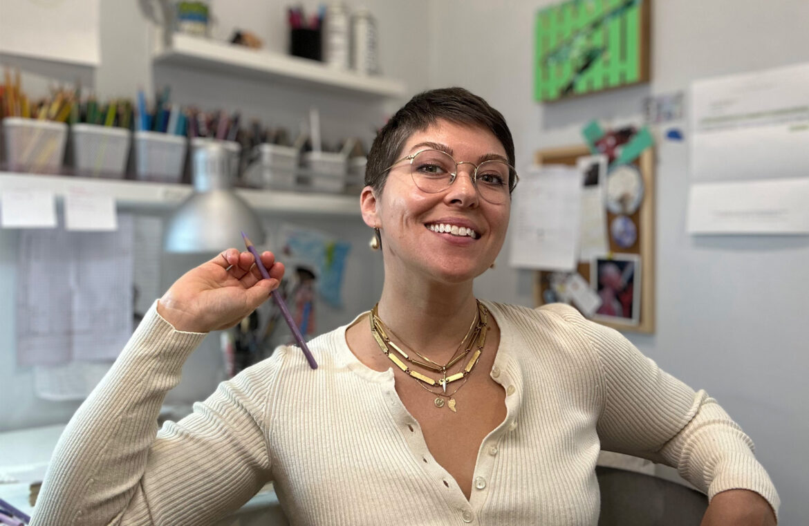 portrait of artist Sarah Jamison